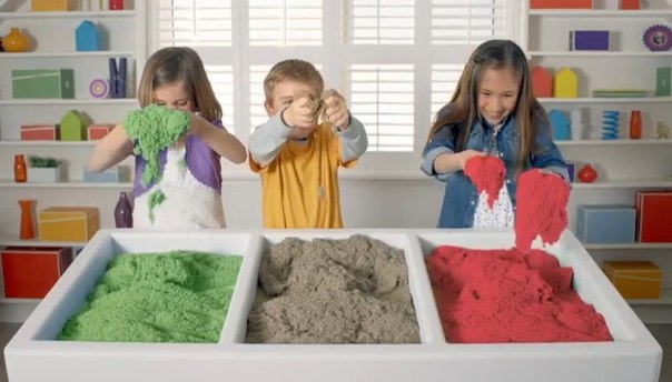 Как сделать кинетический песок своими руками за 5 минут
